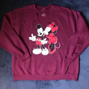 Disney-Mickey & Minnie Mouse Sweatshirt